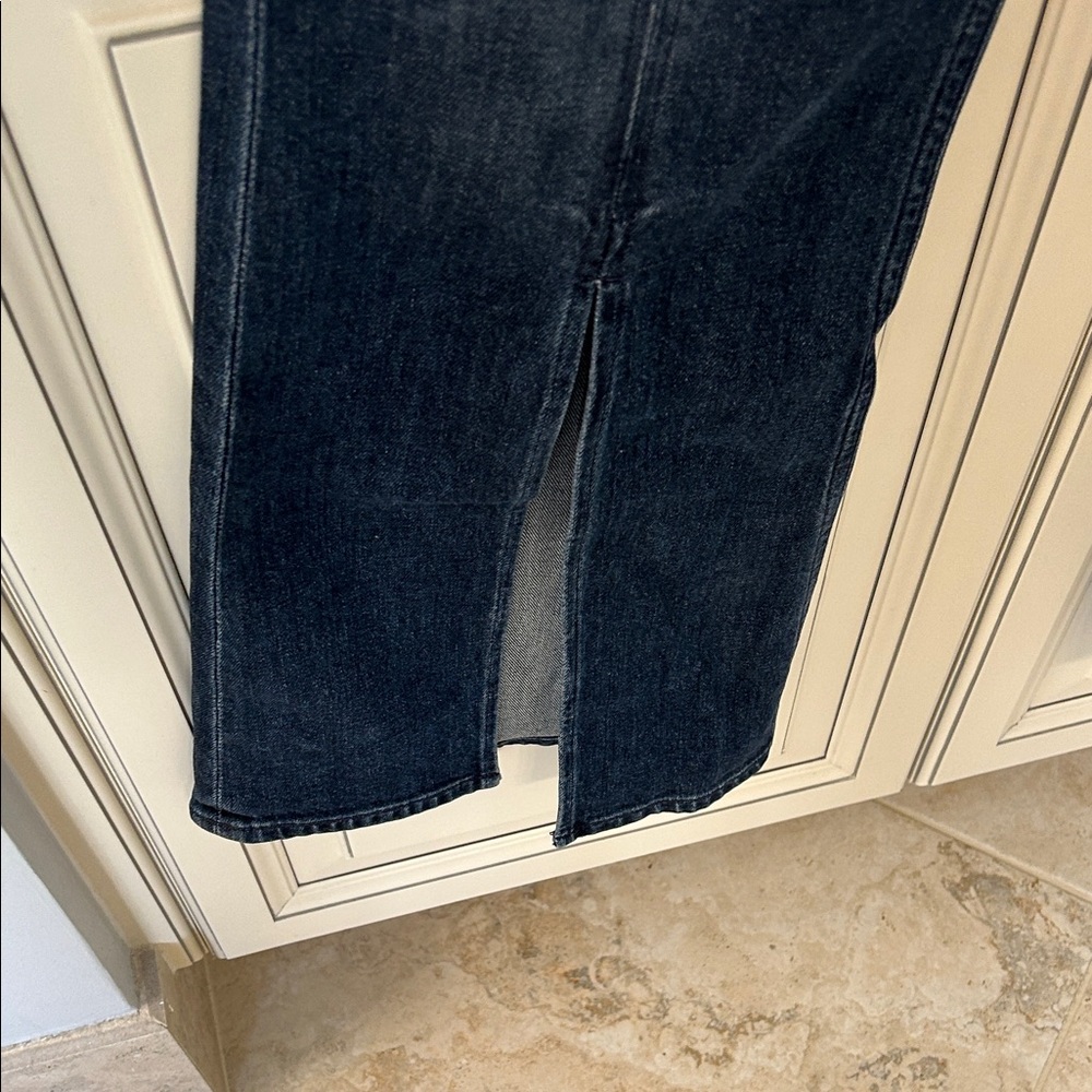 Hailey Flare Split hem dark wash jeans NWT - Picture 11 of 16